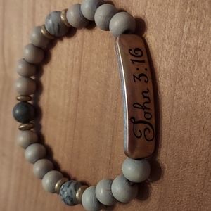 Beaded bracelet John 3:16